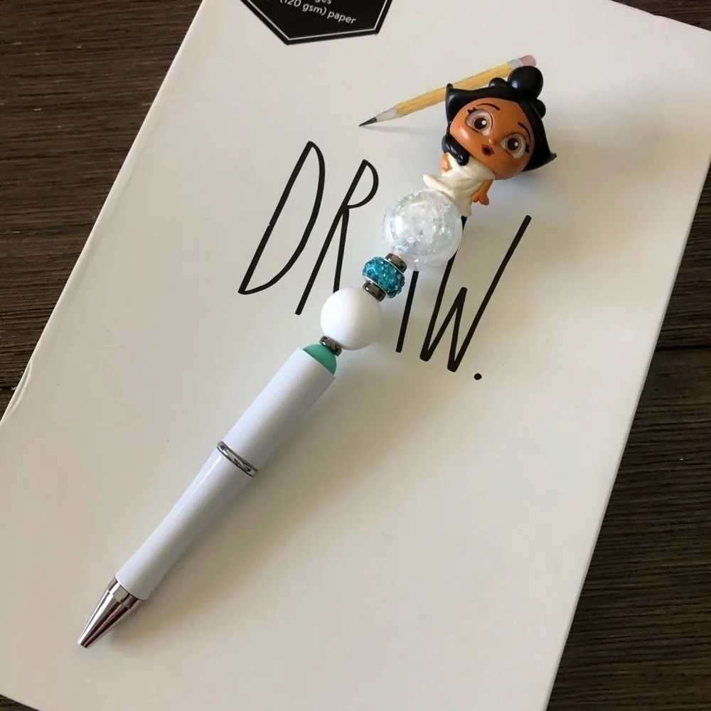 Disney Doorables: Hercules: Muses: Cilo handmade beaded pen